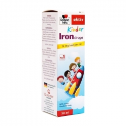 Kinder Iron Drops Doppelherz 30ml - Siro bổ máu cho trẻ Kinder Iron Drops Doppelherz 30ml - Siro bổ máu cho trẻ