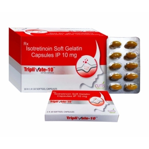 Isotretinoin 10mg ( TRIPLIVATE 10 ) 10 vỉ x 10 viên Isotretinoin 10mg ( TRIPLIVATE 10 ) 10 vỉ x 10 viên