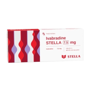 Ivabradine Stella 7.5mg 2 vỉ x 14 viên (Ivabradin)