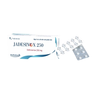 Jadesinox 250 Herabiopharm 3 vỉ x 10 viên (Deferasirox)