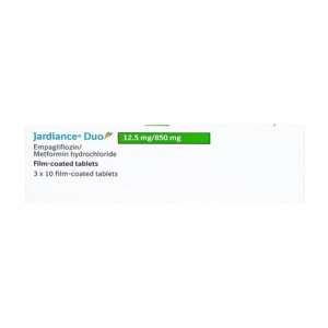 Jardiance Duo 12.5mg/850mg Boehringer Ingelheim 3 vỉ x 10 viên (Empagliflozin + Metformin)