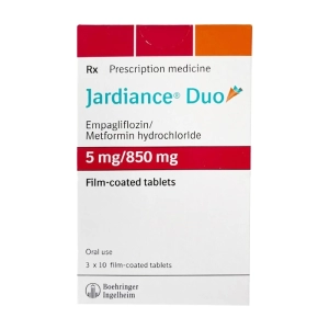 Jardiance Duo 5mg/850mg Boehringer Ingelheim 3 vỉ x 10 viên (Empagliflozin + Metformin)