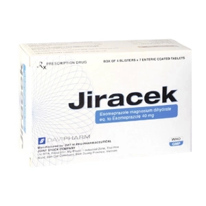 Jiracek 40mg Davipharm, 4 vỉ x 7 viên