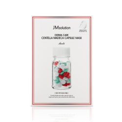 Mặt nạ căng bóng da JM Solution Derma Care Centella Repair Capsule Mask Medi (Hộp 10 miếng 30ml)