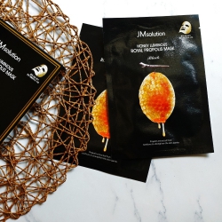 Mặt nạ sáp ong Jm Solution Honey Luminous Royal Propolis Mask (Hộp 10 miếng 30ml)