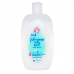 Sữa tắm cho bé chứa sữa và gạo Johnson's Baby Bath 200ml