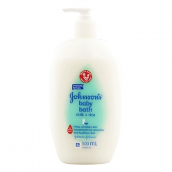 Sữa tắm cho bé chứa sữa và gạo Johnson's Baby Bath 500ml