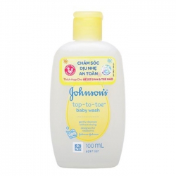 Sữa tắm gội toàn thân Johnson Baby Top-To-Toe Wash 100ml