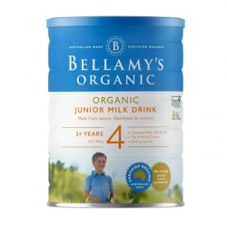 Junior Milk Drink 4 Bellamy's Organic 900g - Tăng cường hệ miễn dịch Junior Milk Drink 4 Bellamy's Organic 900g - Tăng cường hệ miễn dịch