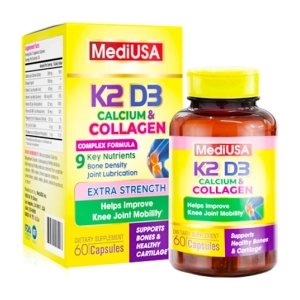 K2 D3 Calcium Collagen MediUSA 30 viên - Hỗ trợ cải thiện vận động của khớp