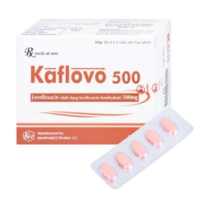 Kaflovo 500 Khapharco 10 vỉ x 5 viên Kaflovo 500 Khapharco 10 vỉ x 5 viên