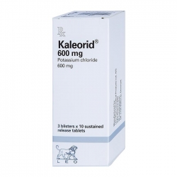 Kaleorid 600mg Leo 3 vỉ x 10 viên Kaleorid 600mg Leo 3 vỉ x 10 viên