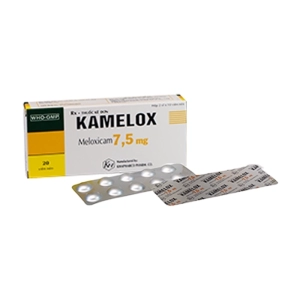 Kamelox 7.5mg Khapharco 2 vỉ x 10 viên (Meloxicam)