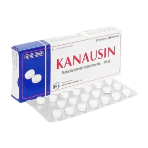 Kanausin 10mg Khapharco 2 vỉ x 20 viên (Metoclopramide)