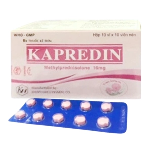Kapredin 16mg Khapharco 10 vỉ x 10 viên Kapredin 16mg Khapharco 10 vỉ x 10 viên