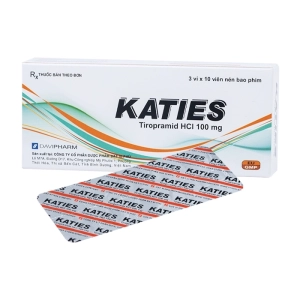 Katies 100mg Davipharm 3 vỉ x 10 viên (Tiropramide)