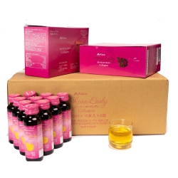 Collagen Kaza Rose Laydy nước uống đẹp da chống lão hóa, Hộp 10 chai 50ml
