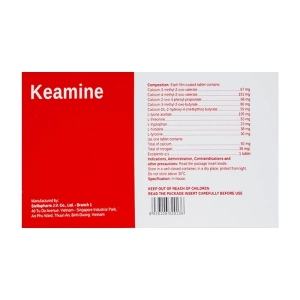 Keamine Stellapharm 6 vỉ x 10 viên Keamine Stellapharm 6 vỉ x 10 viên