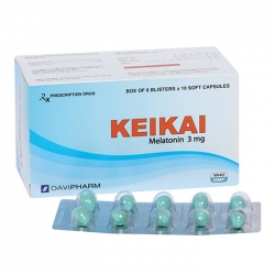 Keikai 3mg Davipharm 6 vỉ x 10 viên (Melatonin)