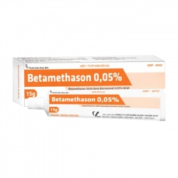 Betamethason 0,05 %. VCP 15g - Kem bôi chống viêm, ngứa