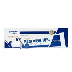 Kem bôi da kẽm oxyd 10% Hdpharma, Tuýp 15g