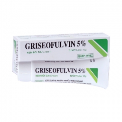 Kem bôi ngoài da Griseofulvin 5% MKP, Hộp 10g