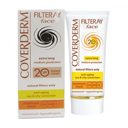Kem chống nắng Coverderm Filteray Face SPF 20 Tinted - màu da