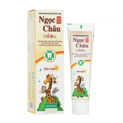 Kem Đánh Răng Dược Liệu Ngọc Châu Hoa Linh 70g - Ngừa sâu răng cho trẻ 2-6 tuổi Kem Đánh Răng Dược Liệu Ngọc Châu Hoa Linh 70g - Ngừa sâu răng cho trẻ 2-6 tuổi