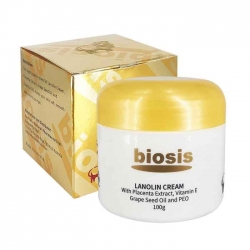 Kem dưỡng da mỡ cừu Biosis Lanolin Cream, Hộp 100g Kem dưỡng da mỡ cừu Biosis Lanolin Cream, Hộp 100g