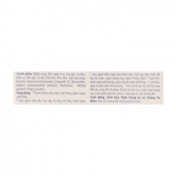 Kem Nhất Nhất 5g – Kem bôi sát trùng, tiêu viêm, giảm ngứa da Kem Nhất Nhất 5g – Kem bôi sát trùng, tiêu viêm, giảm ngứa da