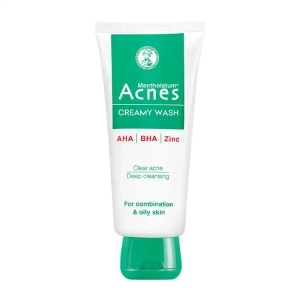 Kem rửa mặt ngăn ngừa mụn Acnes Creamy Wash (Chai 100g)