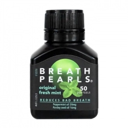 VIên uống thơm miệng Breath Pearls Origina, Chai 50 viên