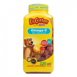 Kẹo dẻo L’il Critters Omega-3 DHA Gummy Fish
