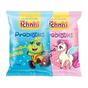 Kẹo dẻo lợi khuẩn Ích Nhi Probiotics, Gói 24gr