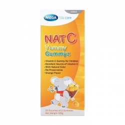 Kẹo Dẻo Nat C Yummy Gummyz Mega 25 túi