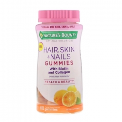 Kẹo dẻo Nature's Bounty Hair, Skin, Nail Gummies, Chai 80 viên