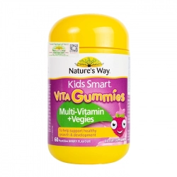 Nature's Way Kids Smart Vita Gummies Multi-Vitamin Vegies 60 viên Nature's Way Kids Smart Vita Gummies Multi-Vitamin Vegies 60 viên