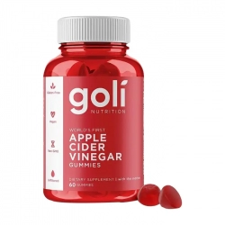 Goli Nutrition Apple Cider Vinegar Gummies 60 viên - Kẹo dẻo giấm táo hỗ trợ giảm cân Goli Nutrition Apple Cider Vinegar Gummies 60 viên - Kẹo dẻo giấm táo hỗ trợ giảm cân