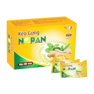 Kẹo Gừng Nopan Kingphar 200 viên - Hỗ trợ giảm ho, đau họng