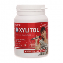 Kẹo không đường Lotte Xylitol hương dưa hấu 58g