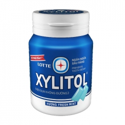 Kẹo không đường Lotte Xylitol hương Fresh Mint 58g