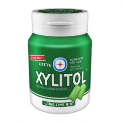 Kẹo không đường Lotte Xylitol hương Lime Mint 58g