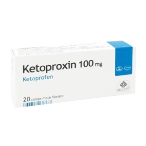 Ketoproxin 100mg Helcor 2 vỉ x 10 viên (Ketoprofen)
