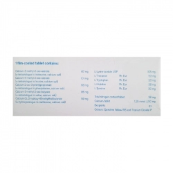 Ketosteril Tablets Fresenius Kabi 5 vỉ x 20 viên Ketosteril Tablets Fresenius Kabi 5 vỉ x 20 viên