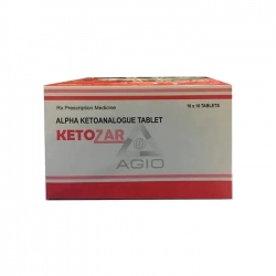 Ketozar Agio 10 vỉ x 10 viên - Điều trị rối loạn chuyển hoá