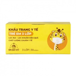 Khẩu Trang Y Tế Trẻ Em 03 lớp - BÔNG BẠCH TUYẾT Khẩu Trang Y Tế Trẻ Em 03 lớp - BÔNG BẠCH TUYẾT