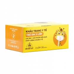 Khẩu Trang Y Tế Trẻ Em 03 lớp - BÔNG BẠCH TUYẾT Khẩu Trang Y Tế Trẻ Em 03 lớp - BÔNG BẠCH TUYẾT