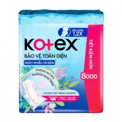 Khô Thoáng Bảo Vệ Toàn Diện Ngày Nhiều Đêm Siêu Mỏng Kotex 28cm 14 miếng (có cánh)