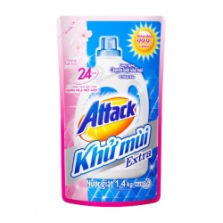 Khử Mùi Extra Attack 1.4kg (hương anh đào)