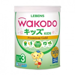 Kids 3 Premium Gold Wakodo 830g - Tăng cường sức đề kháng Kids 3 Premium Gold Wakodo 830g - Tăng cường sức đề kháng